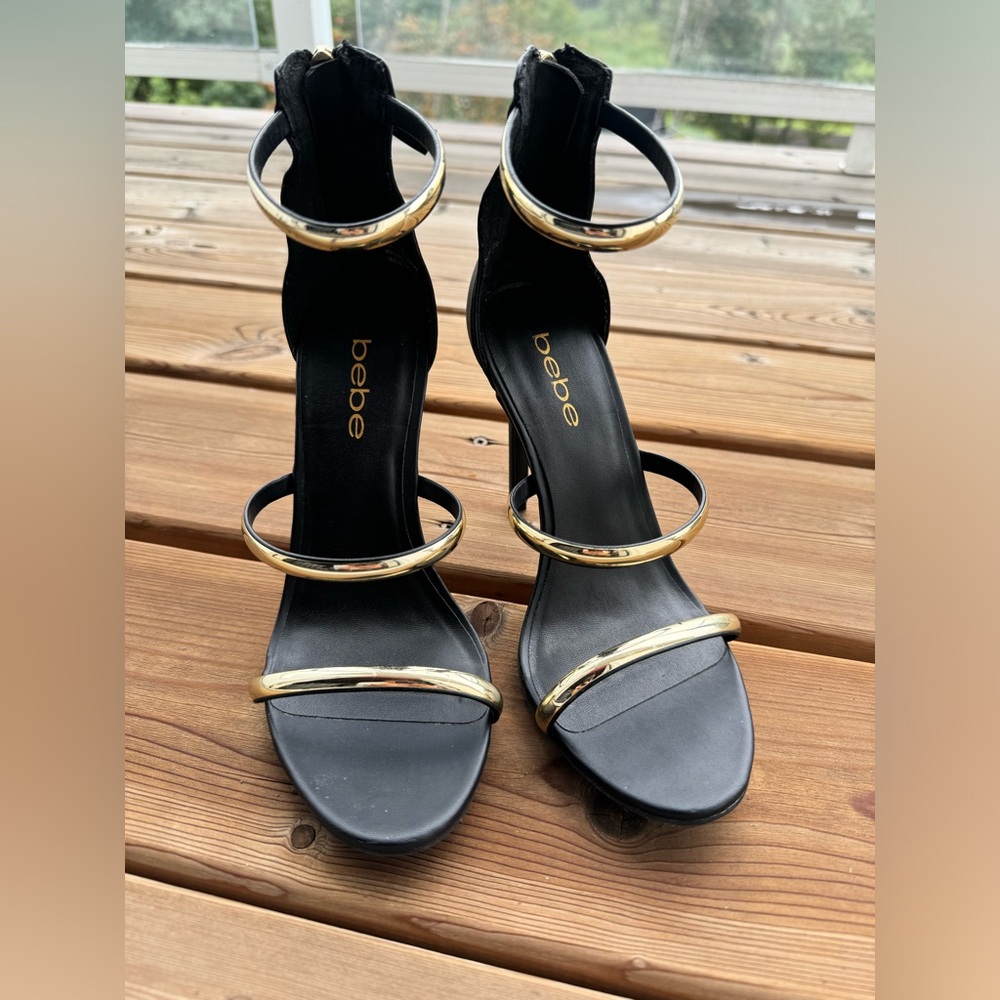 BEBE | Berdine Ankle-Strap Dress Sandals 6.5